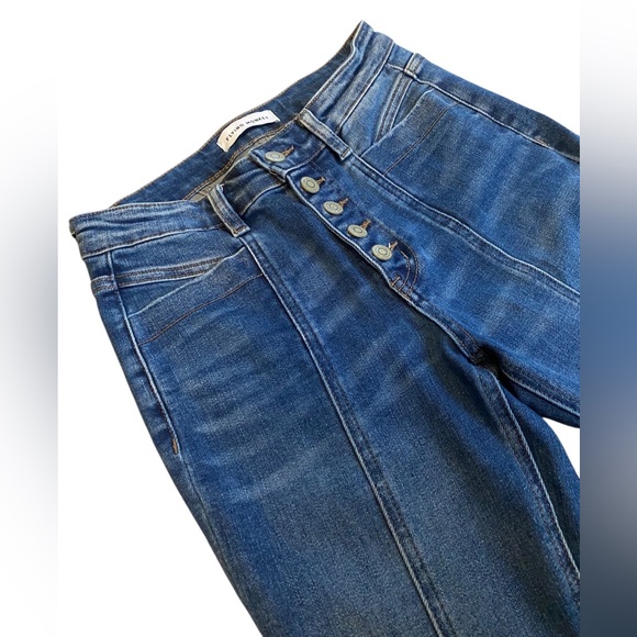 Flying Monkey Flare High Rise Jeans Unique Size 26 - Picture 5 of 16